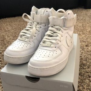 nike white air forces